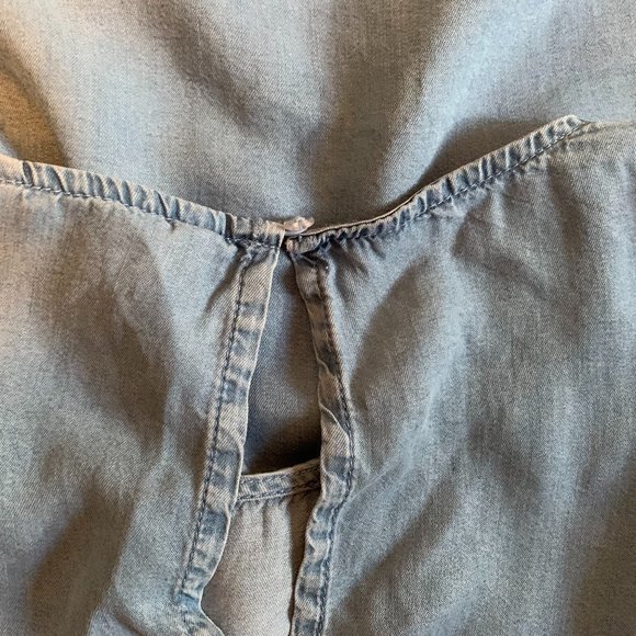 POPSUGAR Blue Mini Dress w pockets - Picture 5 of 7